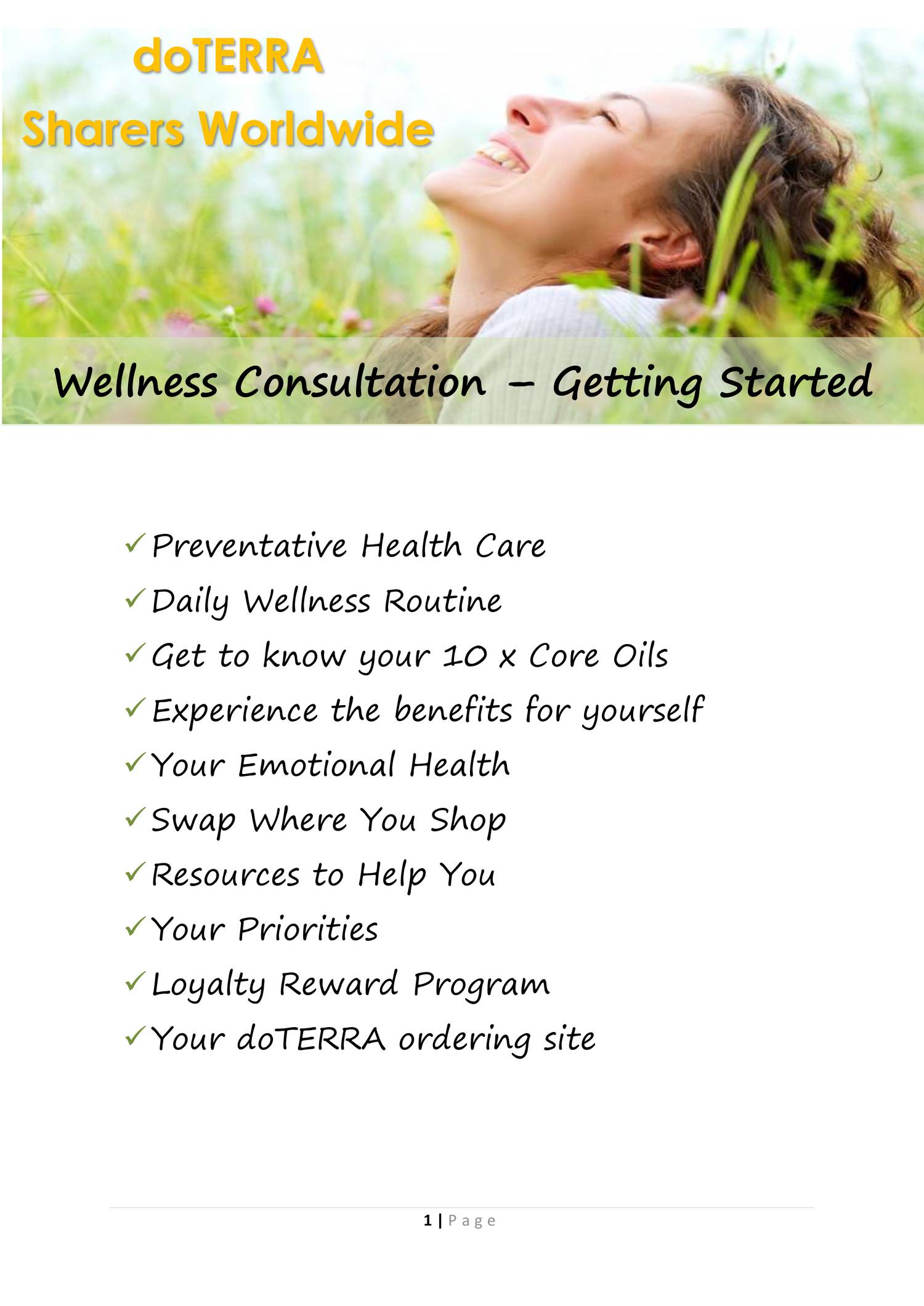 Wellness Consultation Getting Started New Docx Docdroid