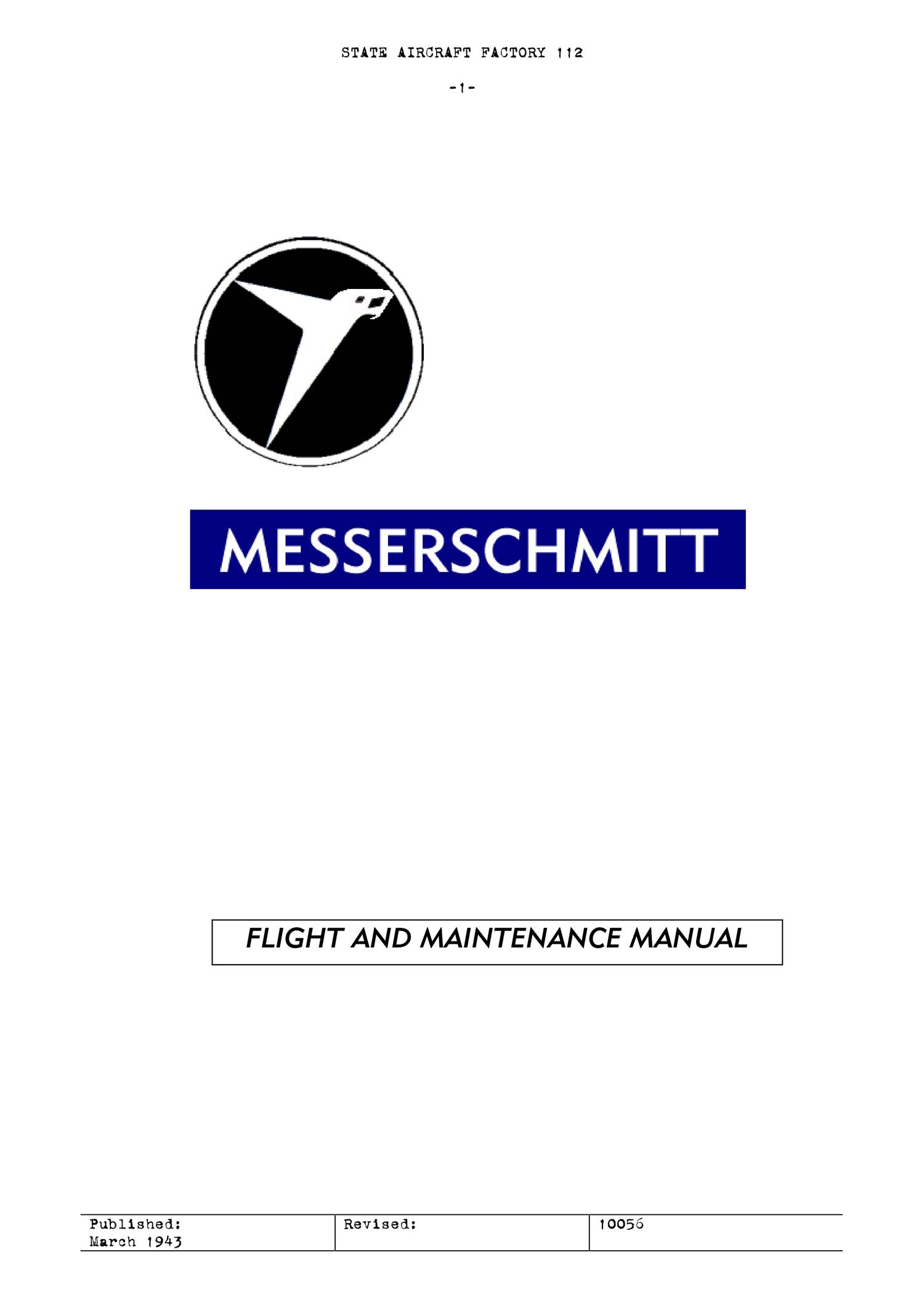 Messerschmitt Me-109 G-2 Flight and Maintenance Manual.pdf | DocDroid