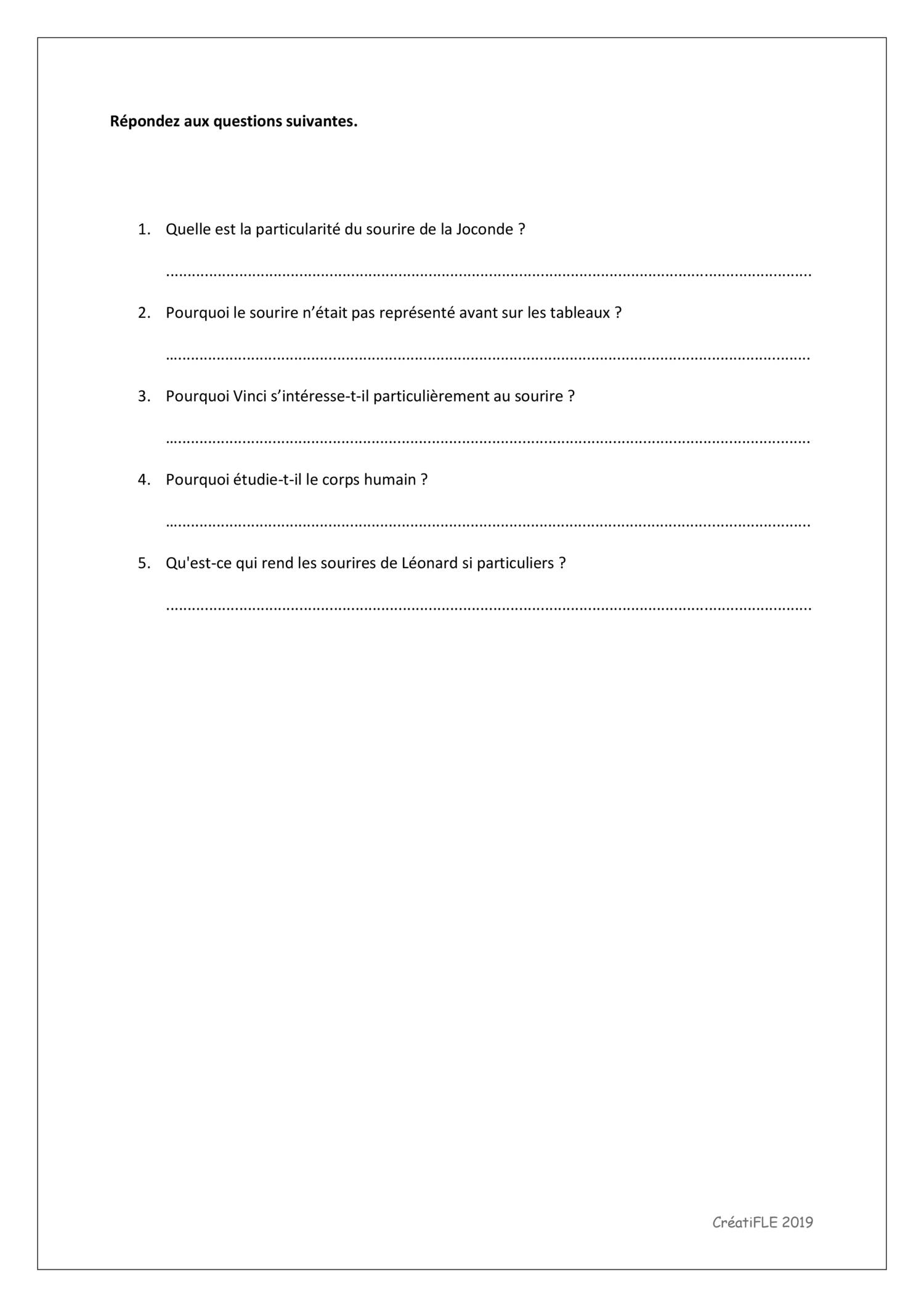 Répondez Aux Questions Suivantes - Vinci.docx | DocDroid