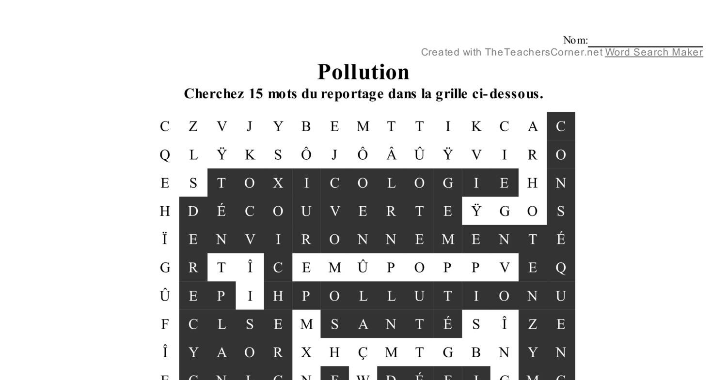 pollution mots melés.pdf | DocDroid