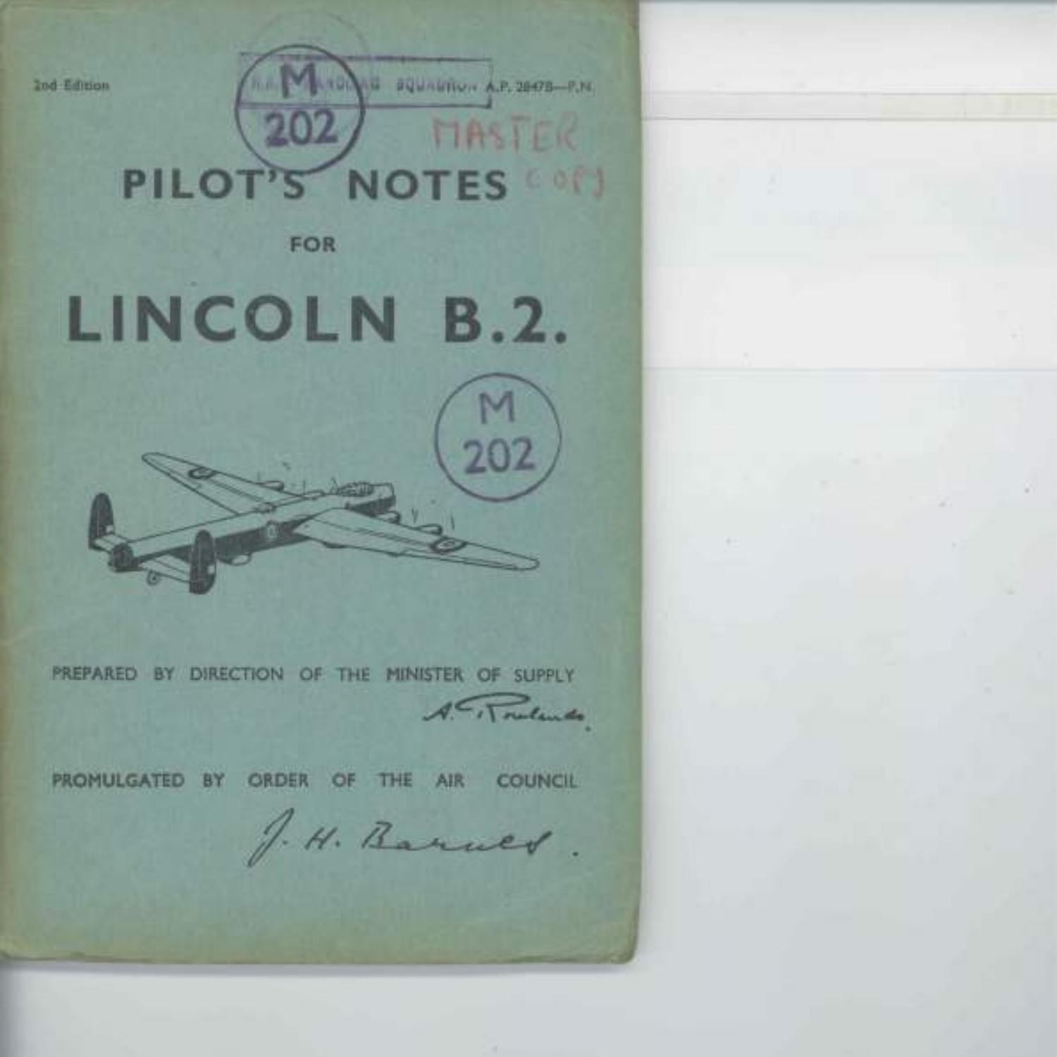 Avro Lincoln B.2 Pilot’s Notes.pdf | DocDroid