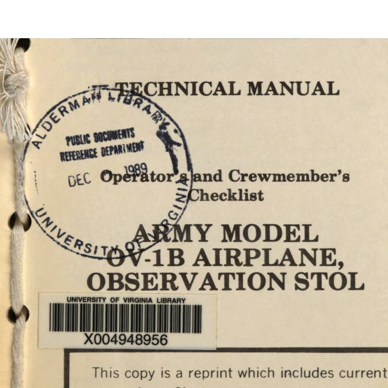 OV-1B Operator's and Crewmember's Checklist.pdf | DocDroid