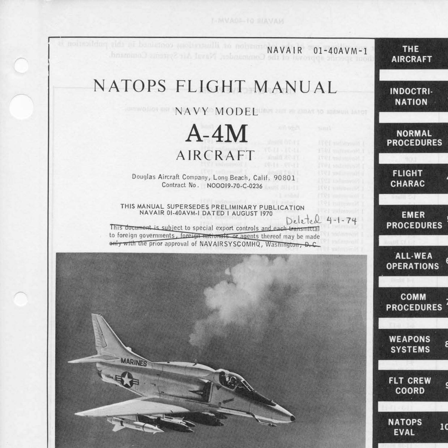 Naval manual. Flight manual.