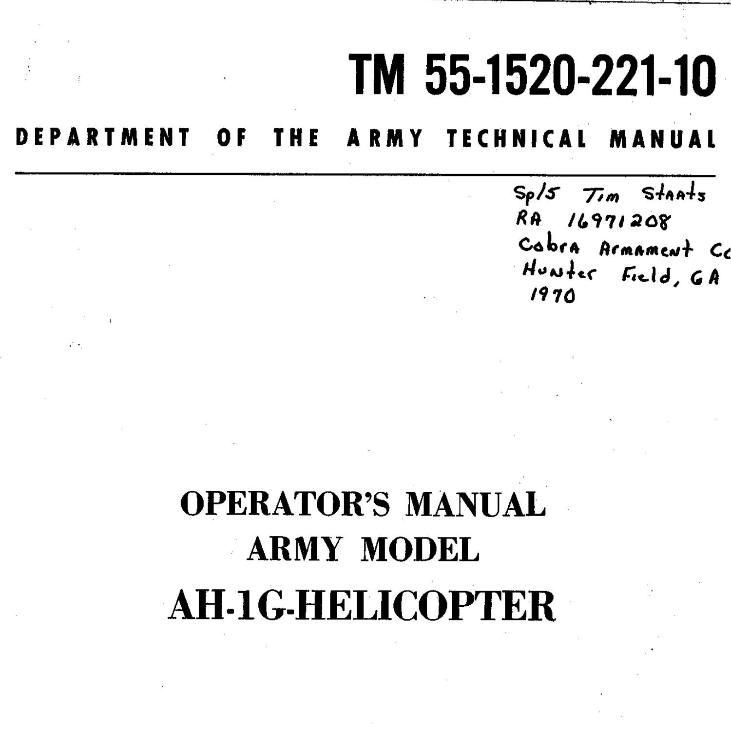 Bell AH-1G Cobra Flight Manual.pdf | DocDroid