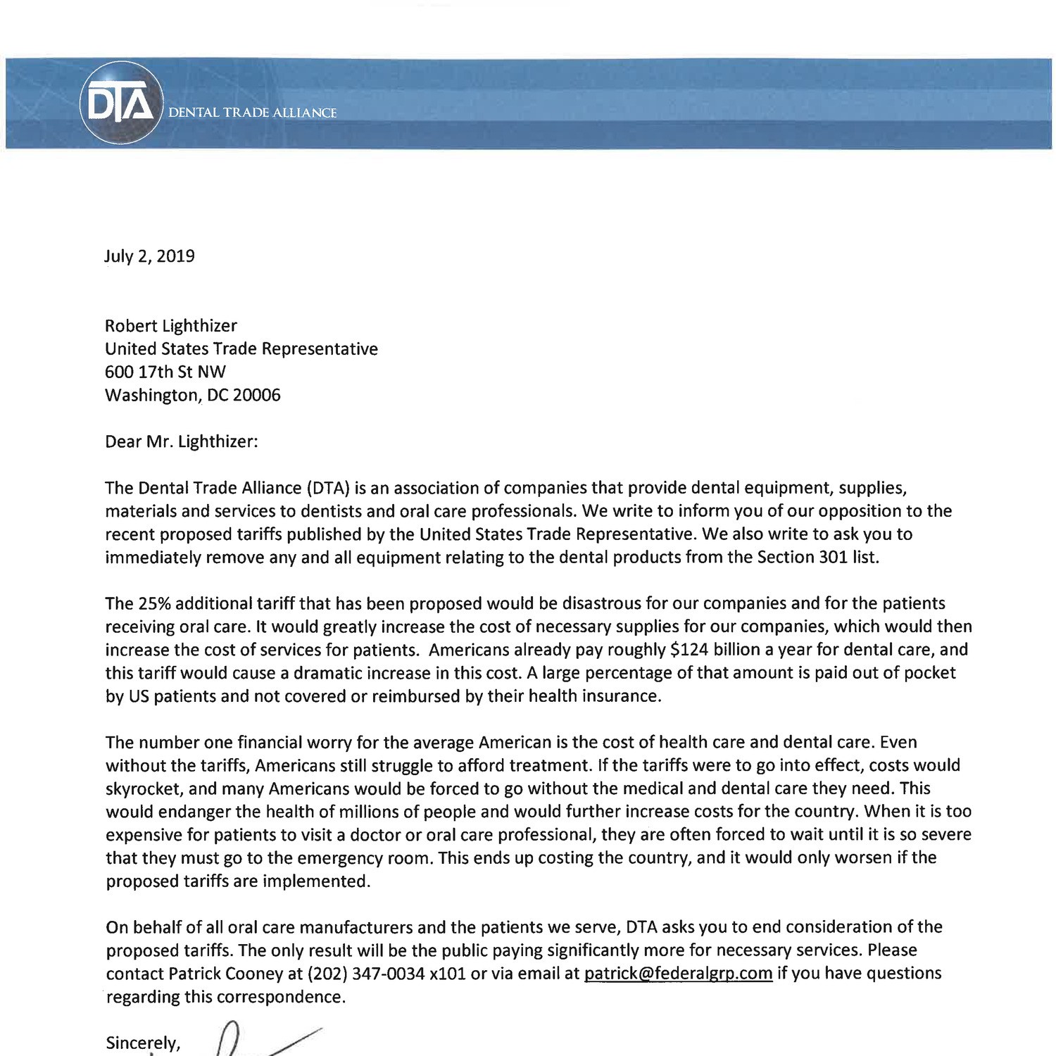 7.2.2019 DTA Letter to USTR.pdf | DocDroid