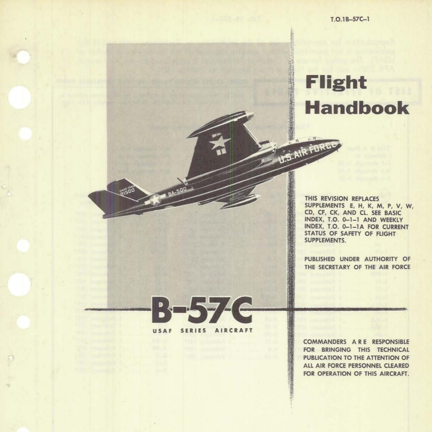 Martin B-57c Flight Handbook.pdf | DocDroid