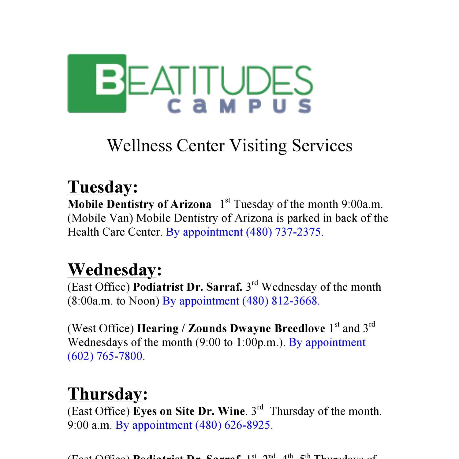 Wellness Centers Schedule web.pdf DocDroid