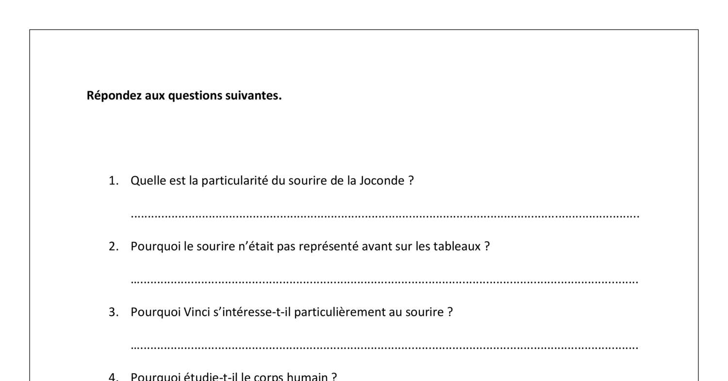 Répondez Aux Questions Suivantes - Vinci.docx | DocDroid