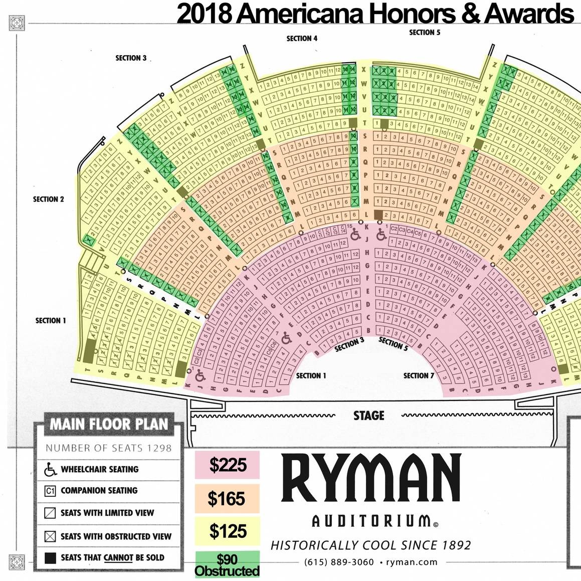 Choice Awards Seating Chart